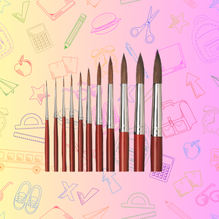 Pincel Punta redonda